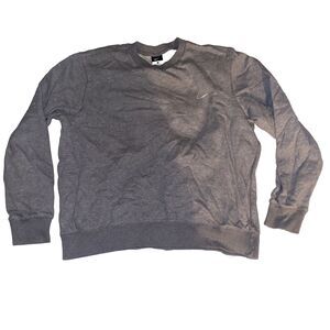 Nike Mens Classic Pullover Sweatshirt Size Large‎ 341570-063 Gray